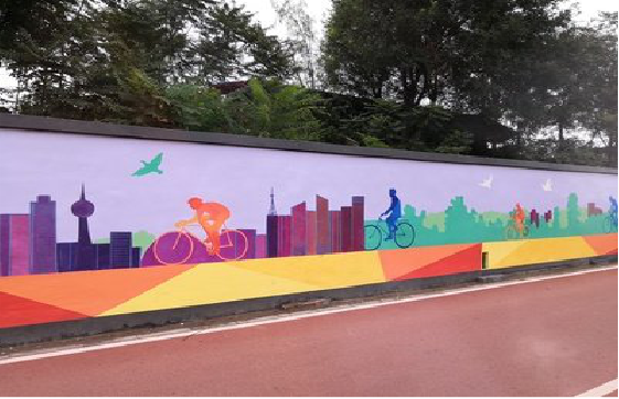 天全墙体彩绘-围墙