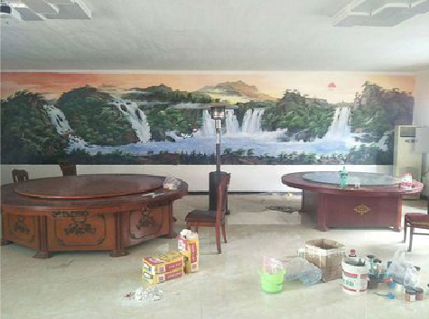 天全墙绘-写实风景