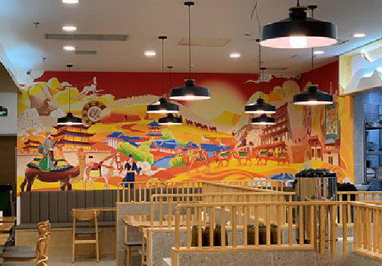 天全商业空间彩绘介绍。