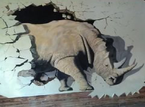 天全在墙绘中，如何绘制3D效果？