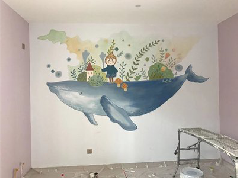 天全手绘墙的特点及优势。